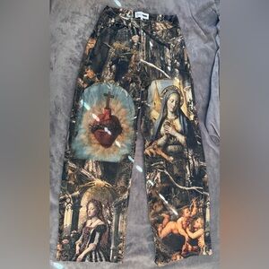 Fashion Nova Artistic Print Women Jeans